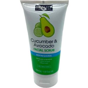 Beauty Formulas Cucumber & Avocado Facial Scrub