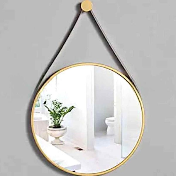 Round Modern Bathroom Wall Mirror