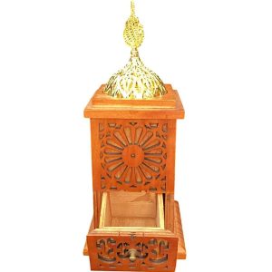 Mabkhara Wood Brown Burner With Drawer