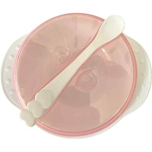 Kit of1 Bowl With Lid And Windy And 1 Baby Spoon