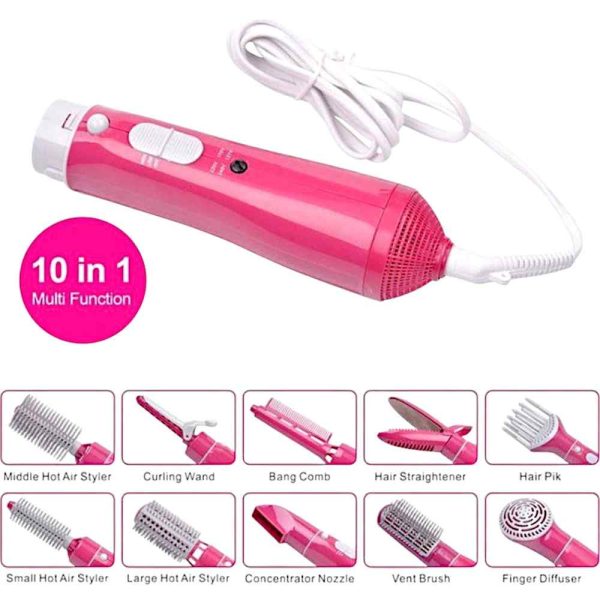 Fullcome Hair Styler With 10 Attachments