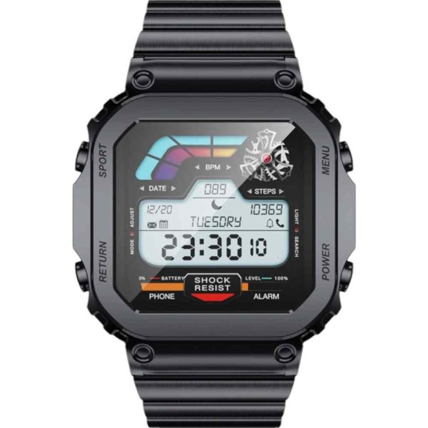 Porodo Nomad Smart Watch Black - Image 2