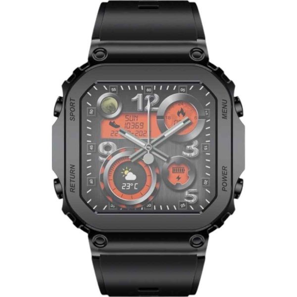 Porodo Nomad Smart Watch Black - Image 4