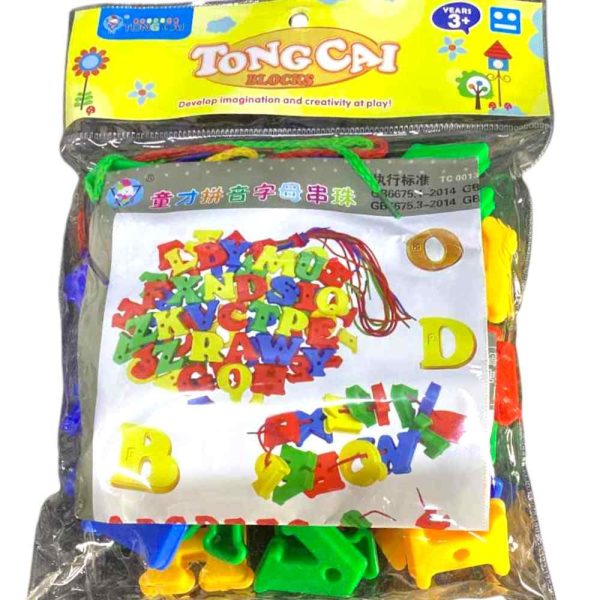 Tong Cai String Together Alphabet Block