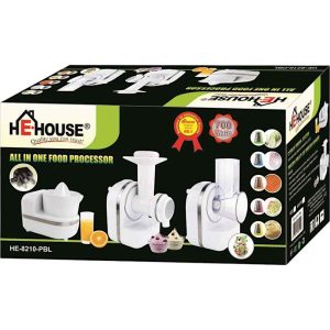 He-House Food Processor All in One, White Color
