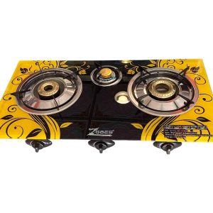 3 Burners Glass Top Gas Cooker